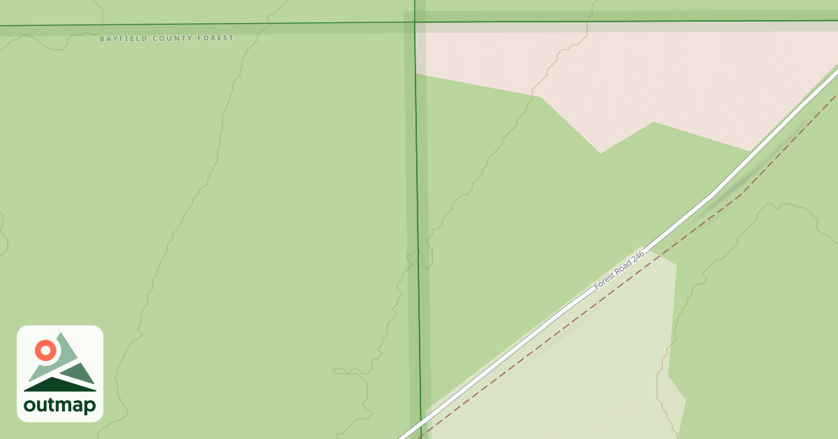 Map of FR 246B