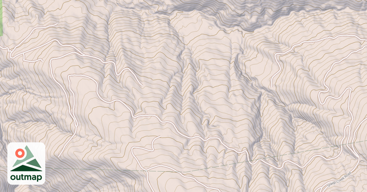 Map of ESTELL-SHEEP CREEK