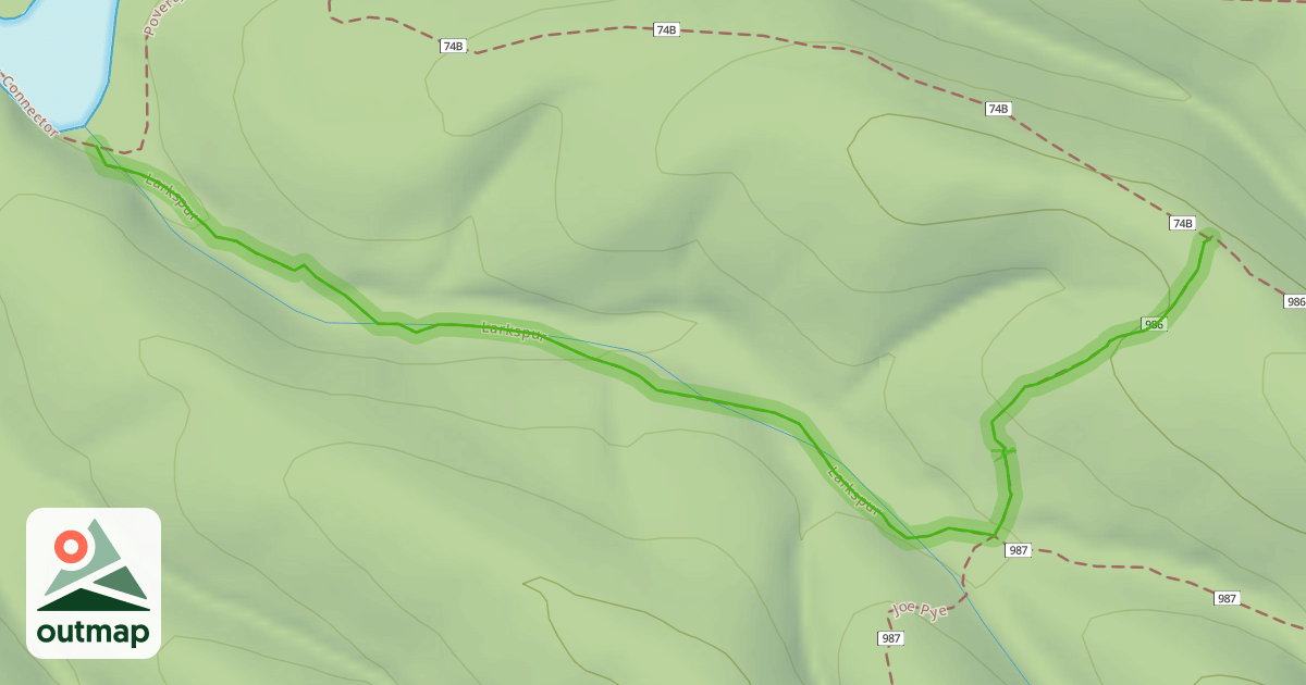 Map of Larkspur