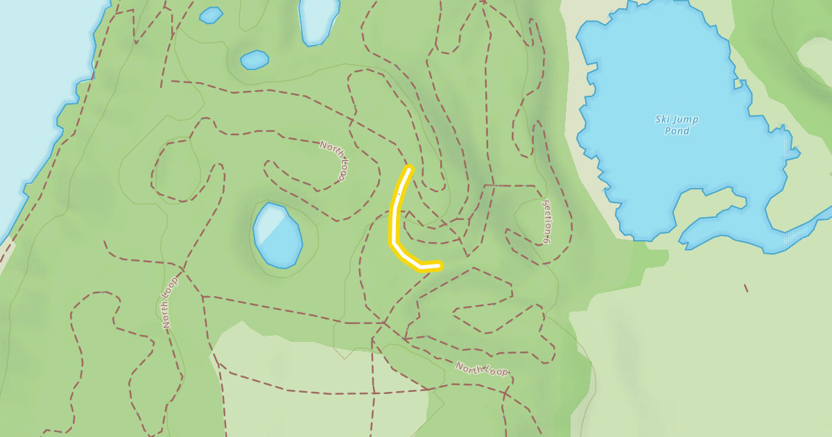 Map preview of Twin Lake Trail