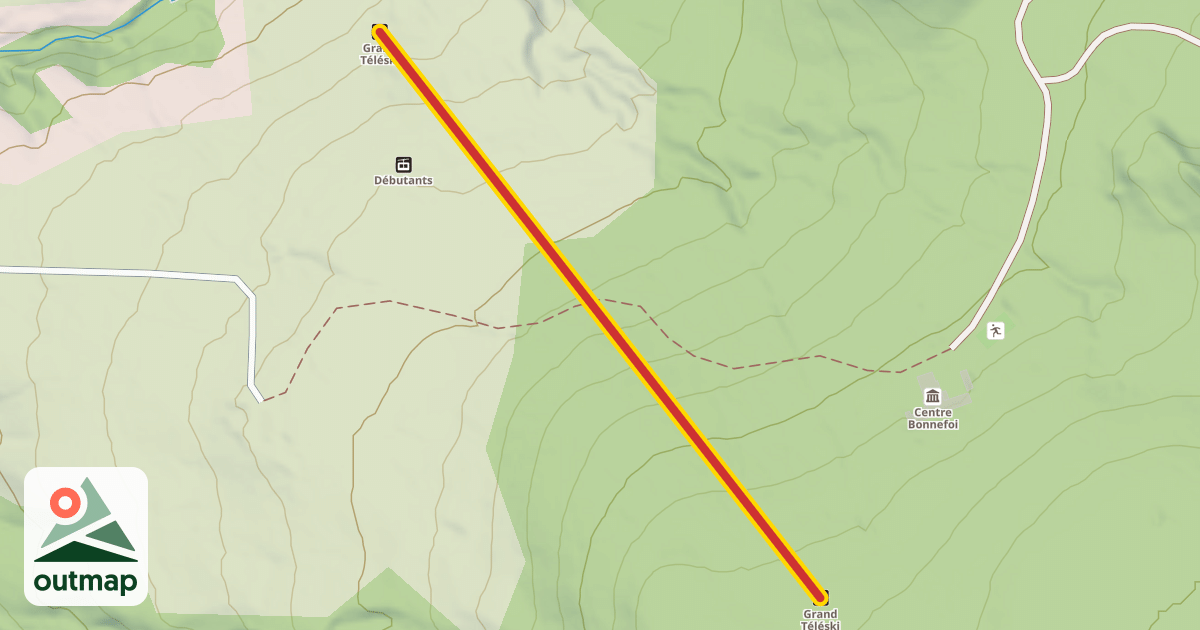Map of Grand Téléski