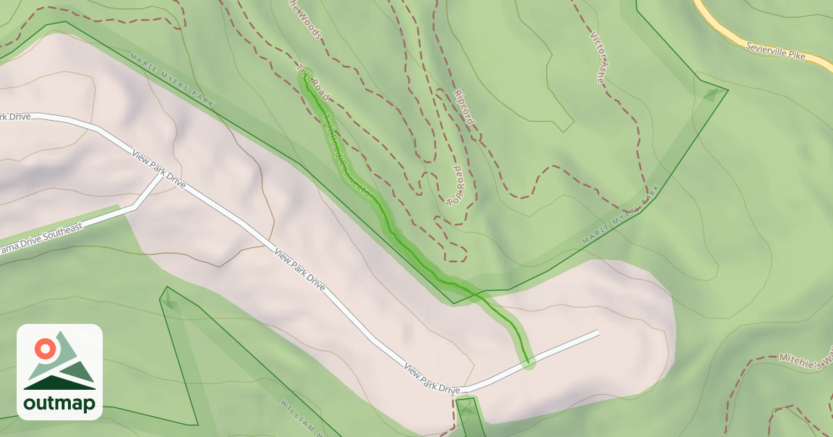 Map of Toll Road Connector