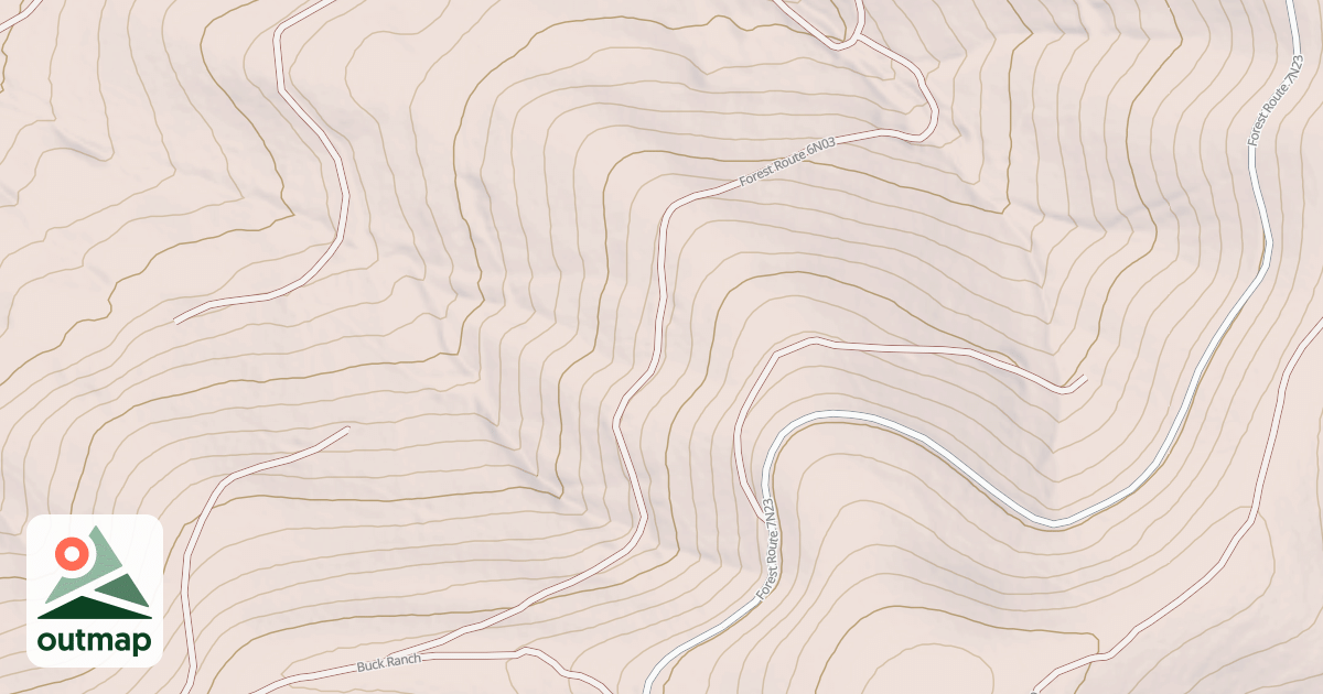 Map of USFS National Forest System Roads {859F16D5-338C-478F-AD85-406FEA069C67}