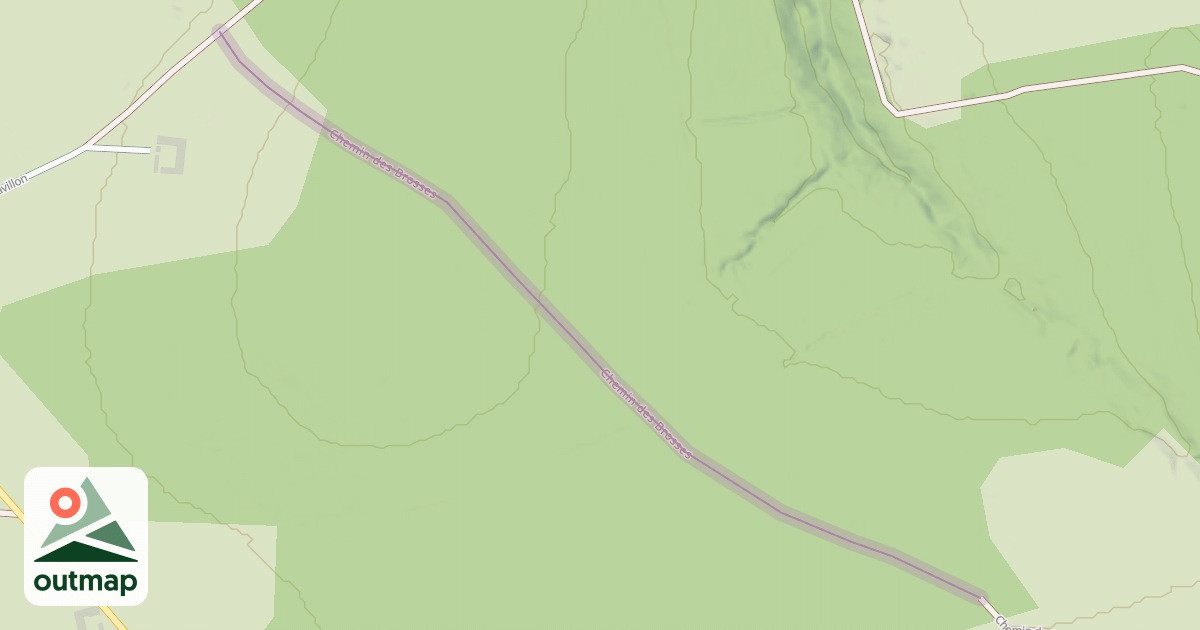 Map of Chemin des Brosses