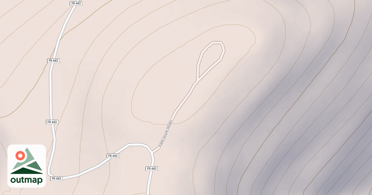 Map of FALLS POINT