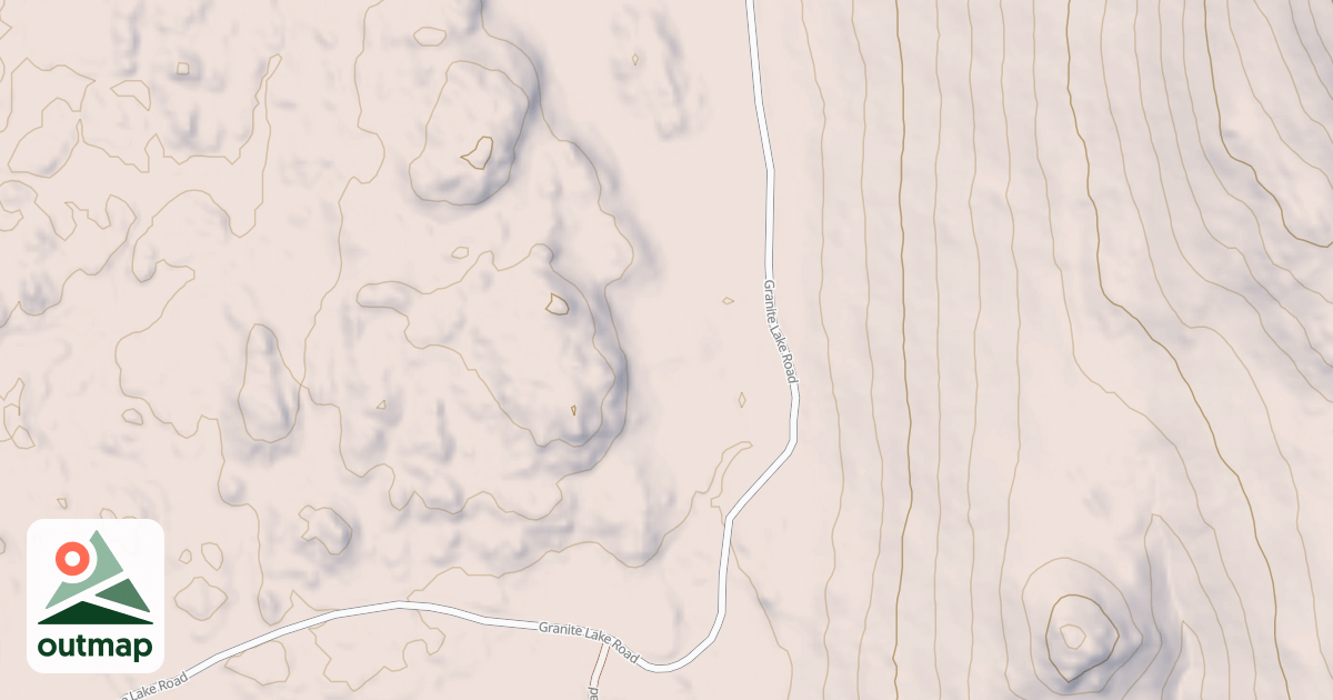 Map of GRANITE LAKE