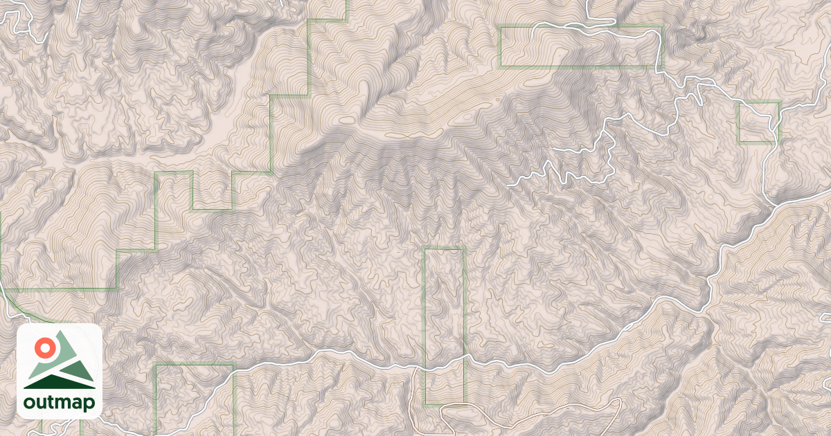 Map of Emerald Creek Cutoff Ohv