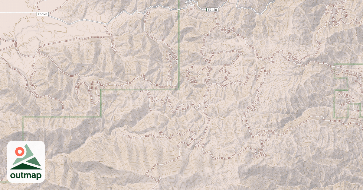 Map of HOUSE MOUNTAIN