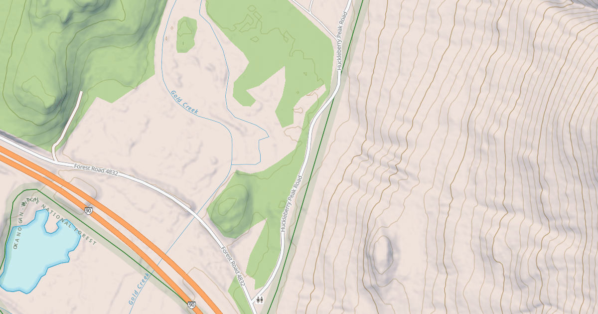 Map preview of GOLD CREEK POND RD