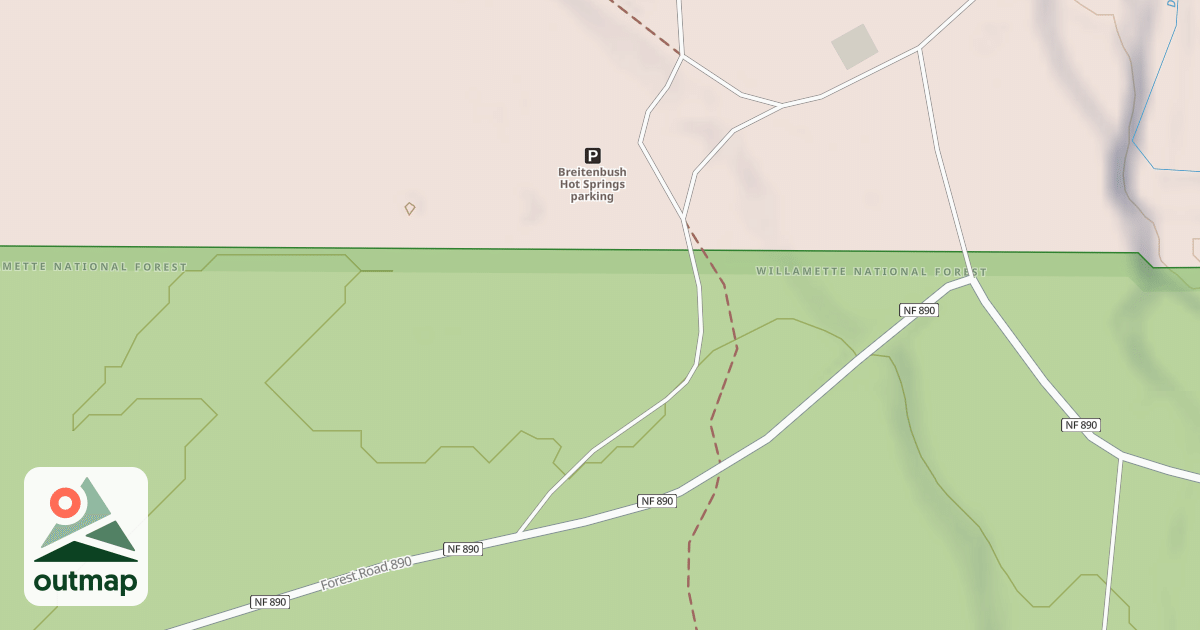 Map of USFS National Forest System Roads {55160A3D-5985-4187-8D7D-B82B96A243C4}
