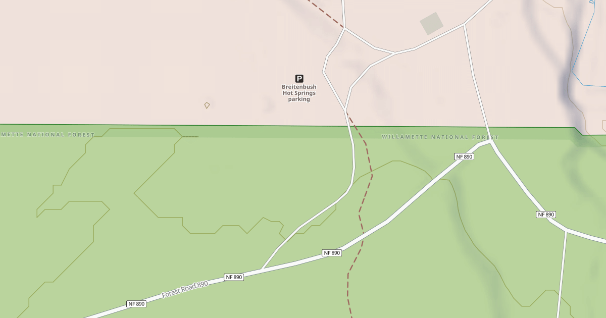 Map preview of USFS National Forest System Roads {55160A3D-5985-4187-8D7D-B82B96A243C4}