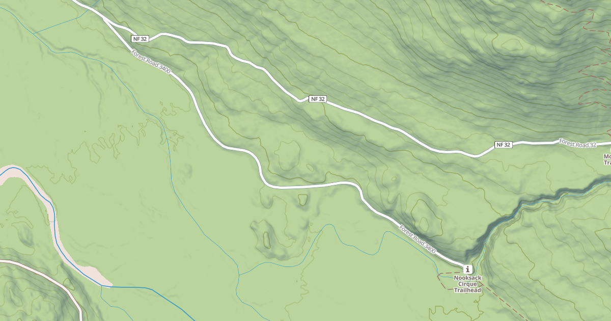 Map preview of NOOKSACK CIRQUE