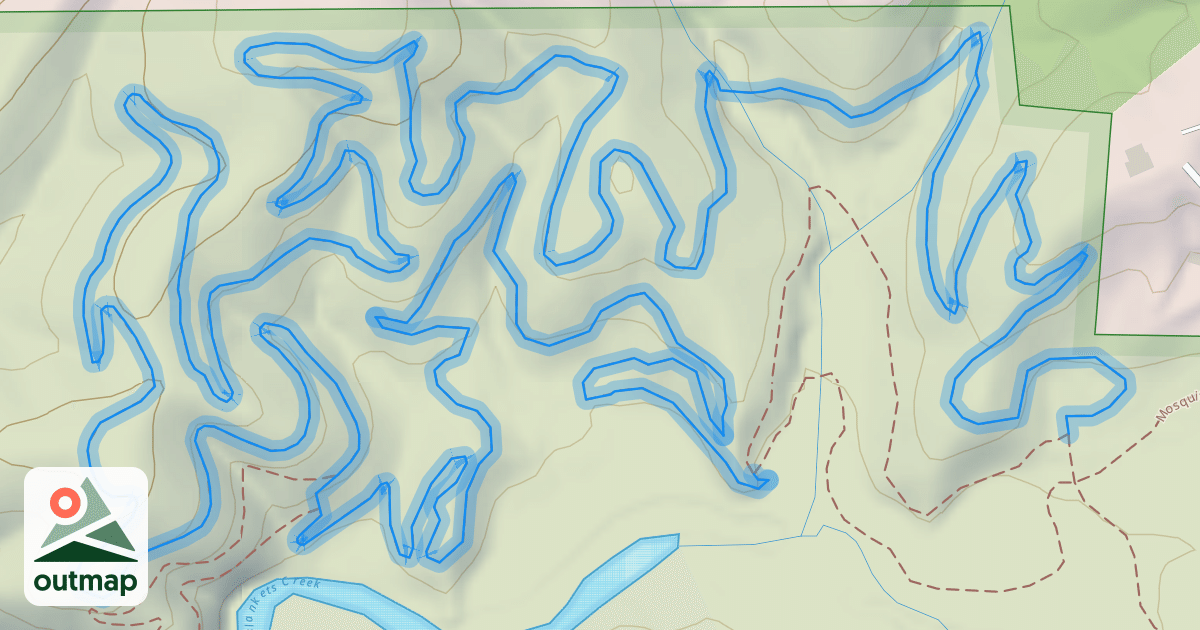Map of Van Michael Trail (Advanced)