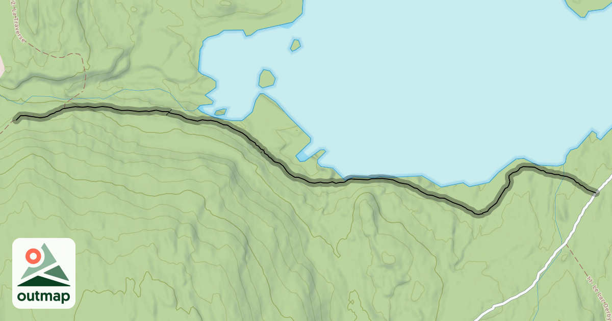 Map of 2- Lac Parker Sud