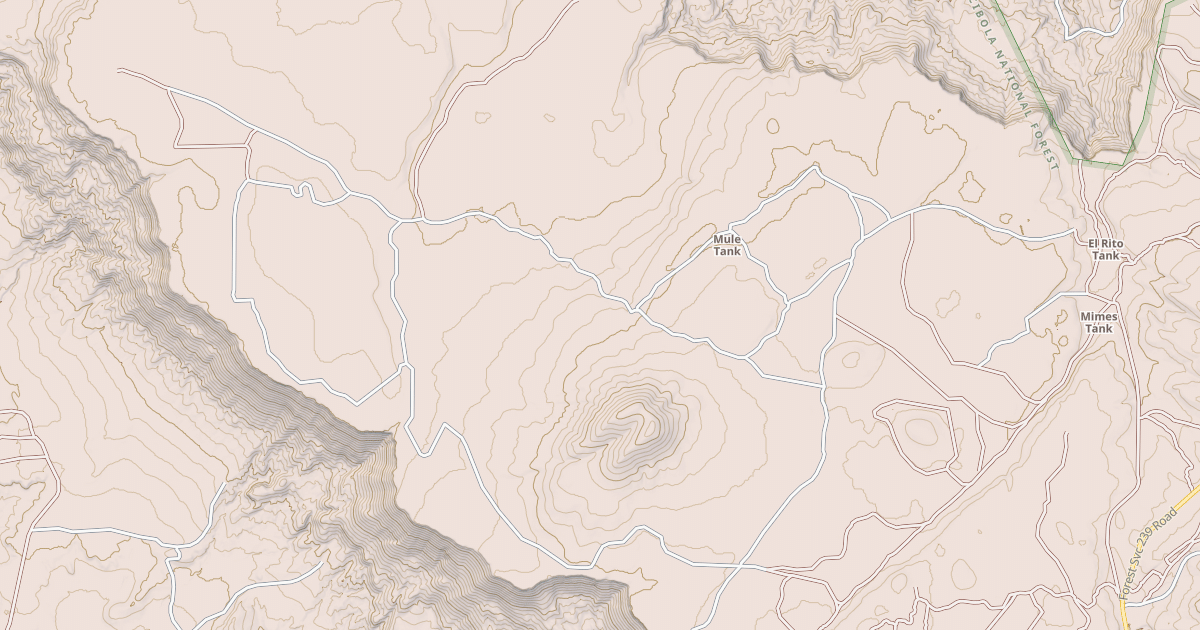 Map preview of LA JARA MESA
