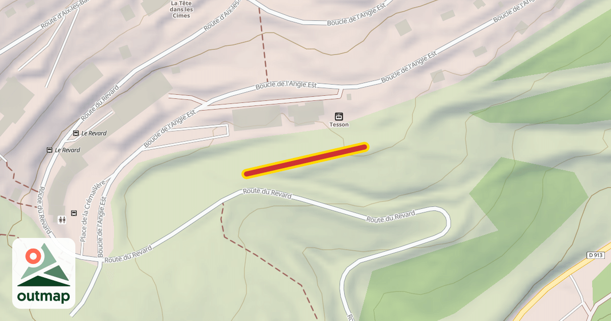 Map of Crémaillère