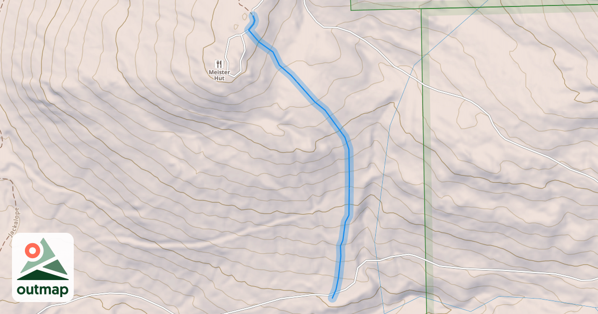 Map of East Slope