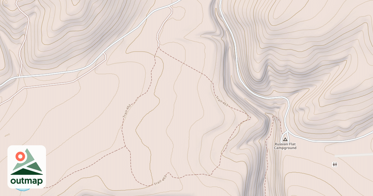 Map of Lower Russian Loop