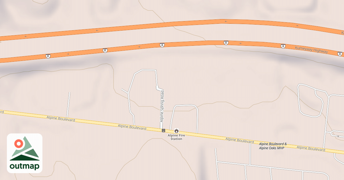Map of ALPINE STATION