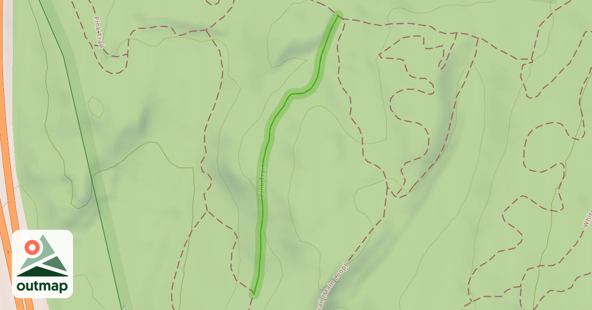 Map of Pink Trail
