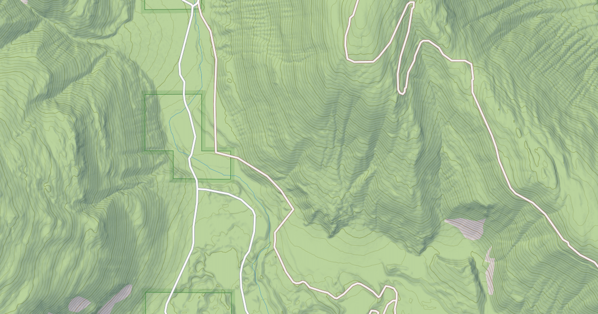 Map preview of LOWER BORDER MOUNTAIN