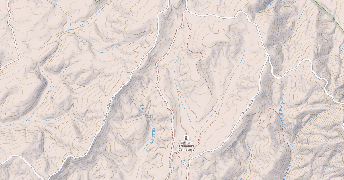 Map preview of PEAR ORCHARD LOOP
