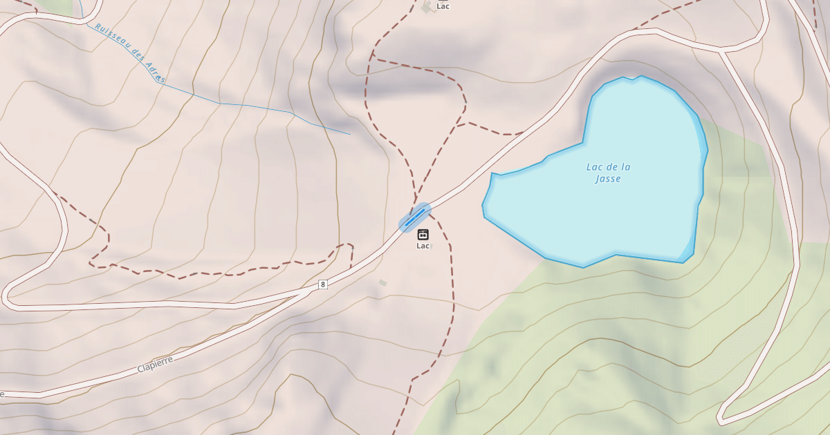 Map preview of Clapière
