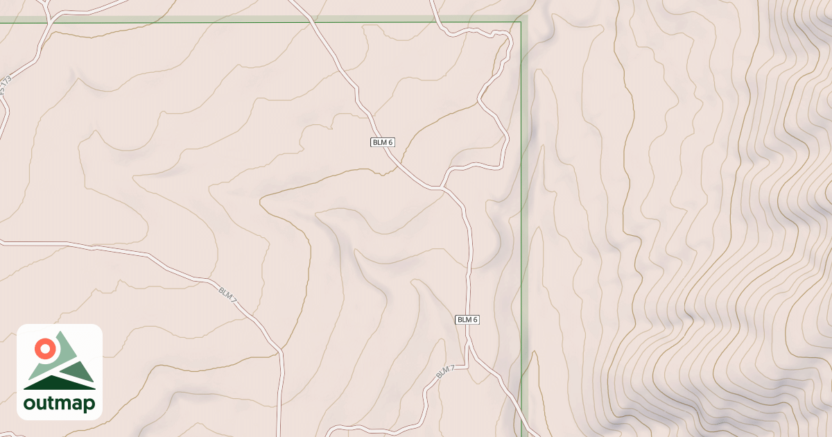 Map of BLM National GTLF Public Motorized Roads 7f9f8451-e550-46f4-b3f1-0d1a3cf355fa