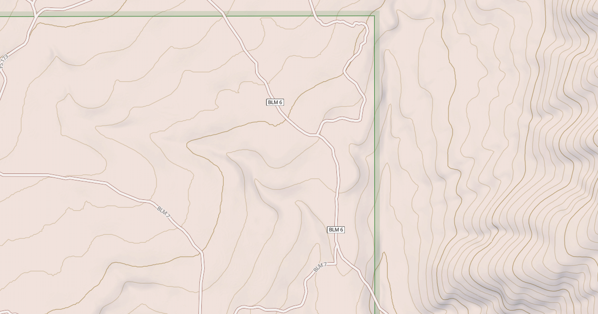 Map preview of BLM National GTLF Public Motorized Roads 7f9f8451-e550-46f4-b3f1-0d1a3cf355fa