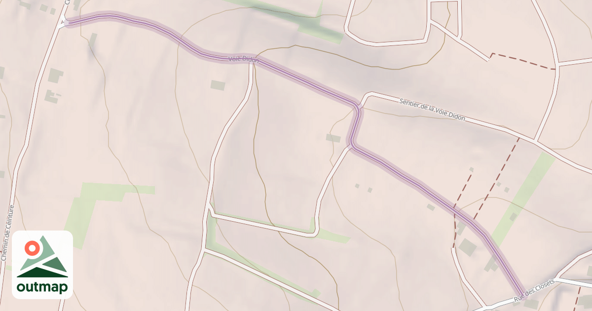 Map of Voie Didon