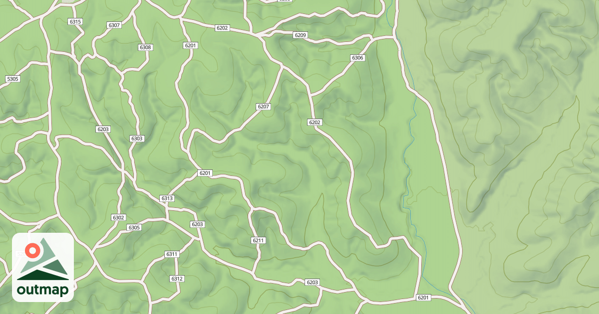 Map of USFS Motor Vehicle Use Map Trails 19923