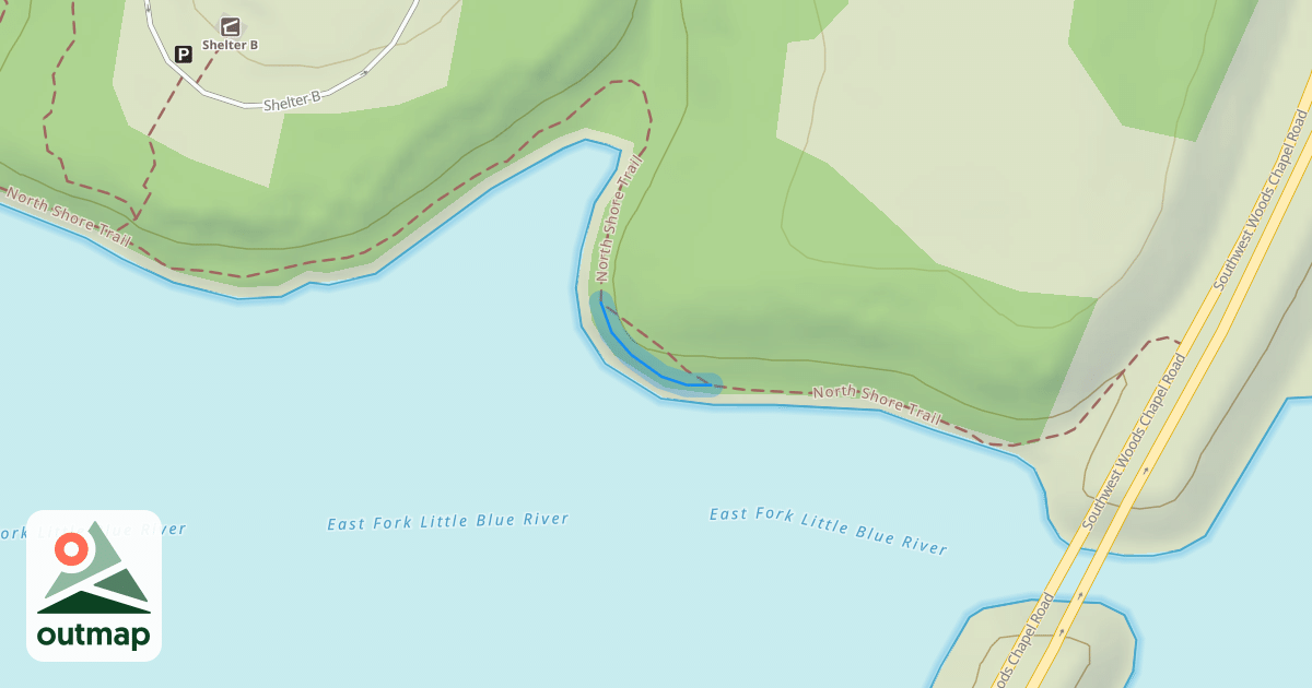 Map of North Shore Trail