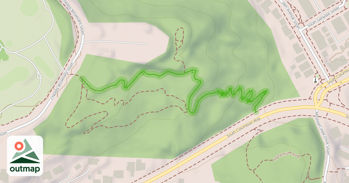 Map of Snowberry Trail