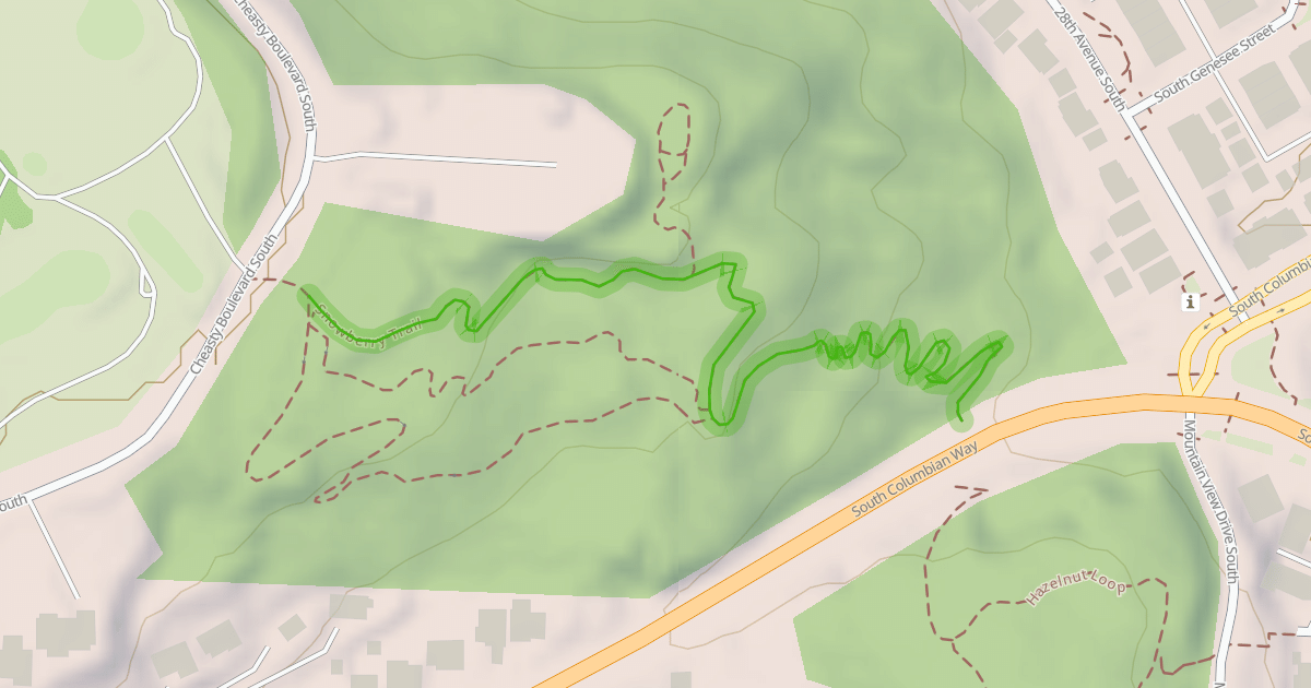 Map preview of Snowberry Trail