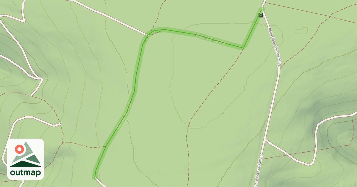 Map of Chemin Forestier