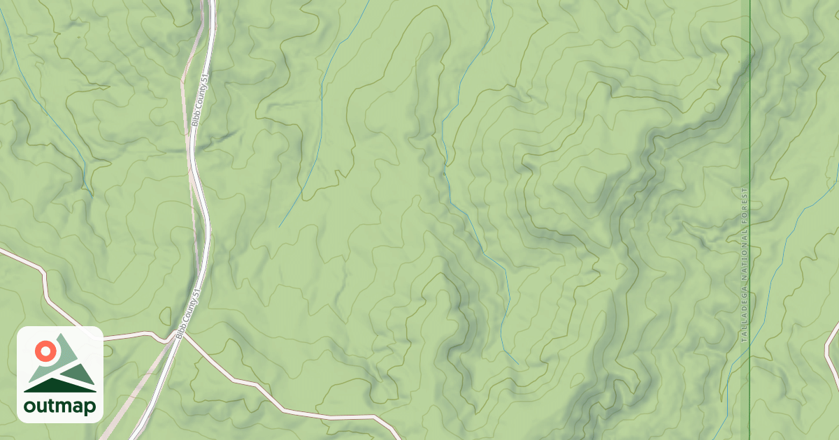 Map of MARTIN HOLLOW LOOP