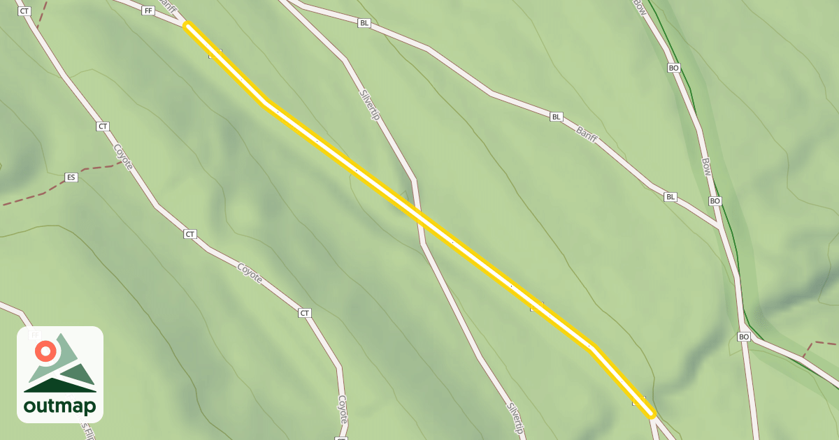 Map of Banff