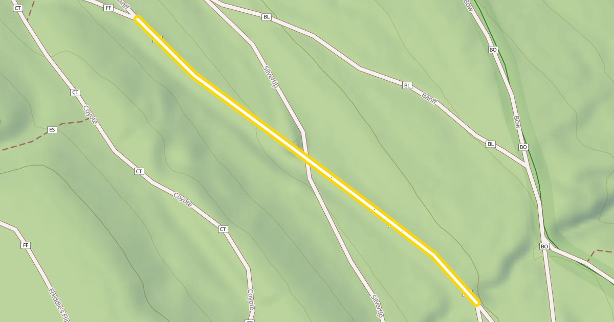 Map preview of Banff