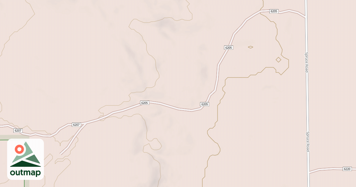 Map of 6205