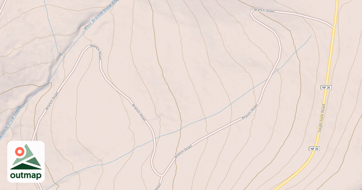 Map of BRANCH