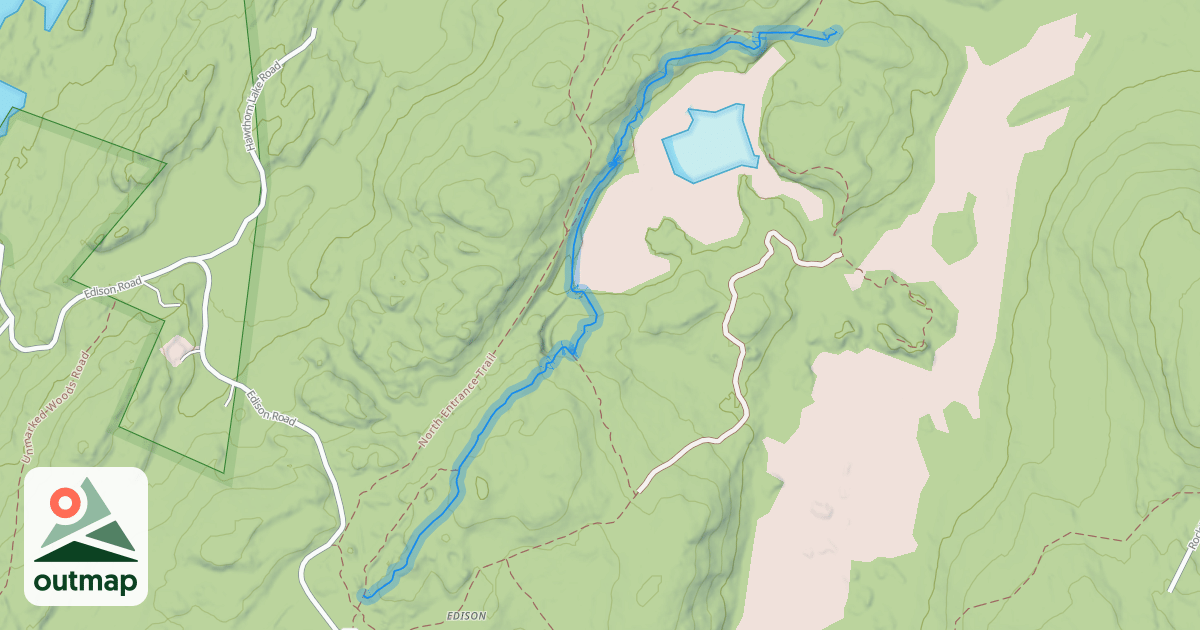 Map of Audubon Trail