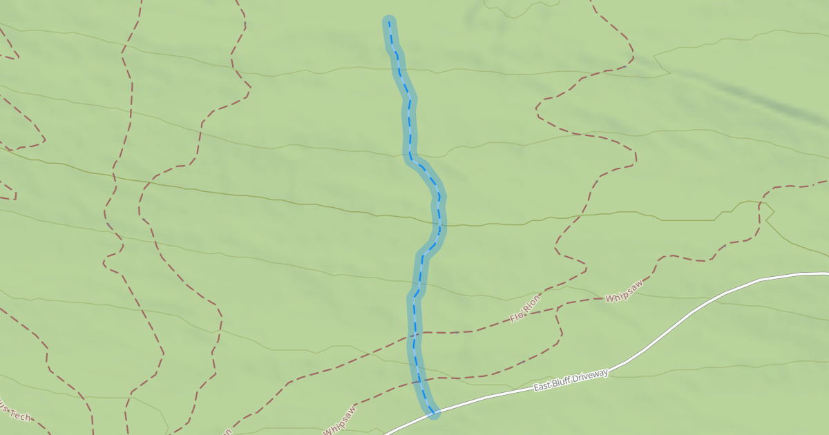 Map preview of The Halfway (Backcountry Ski Run)