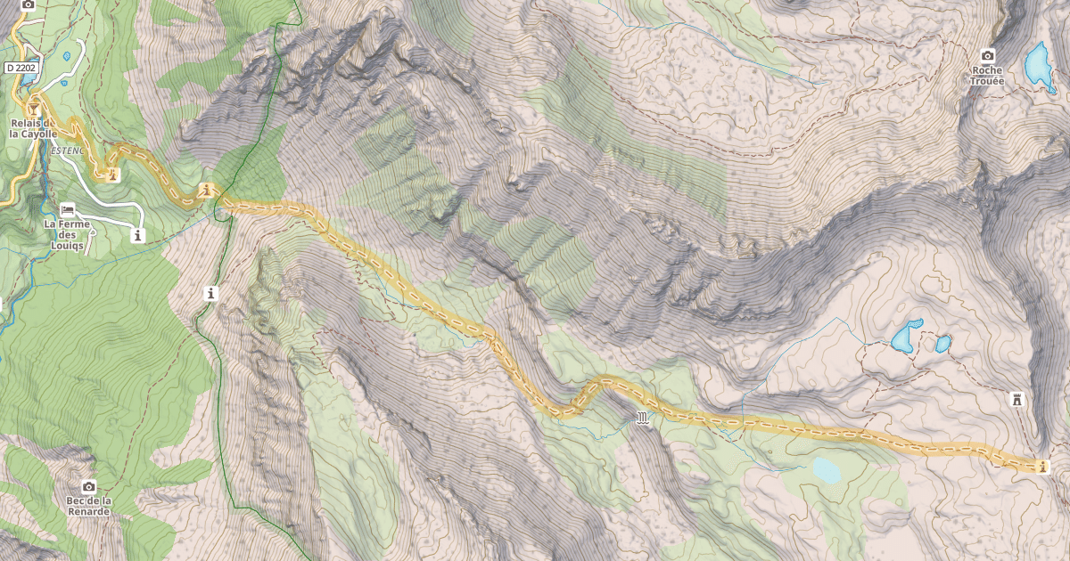 Map preview of Col de Gialorgues — Estenc