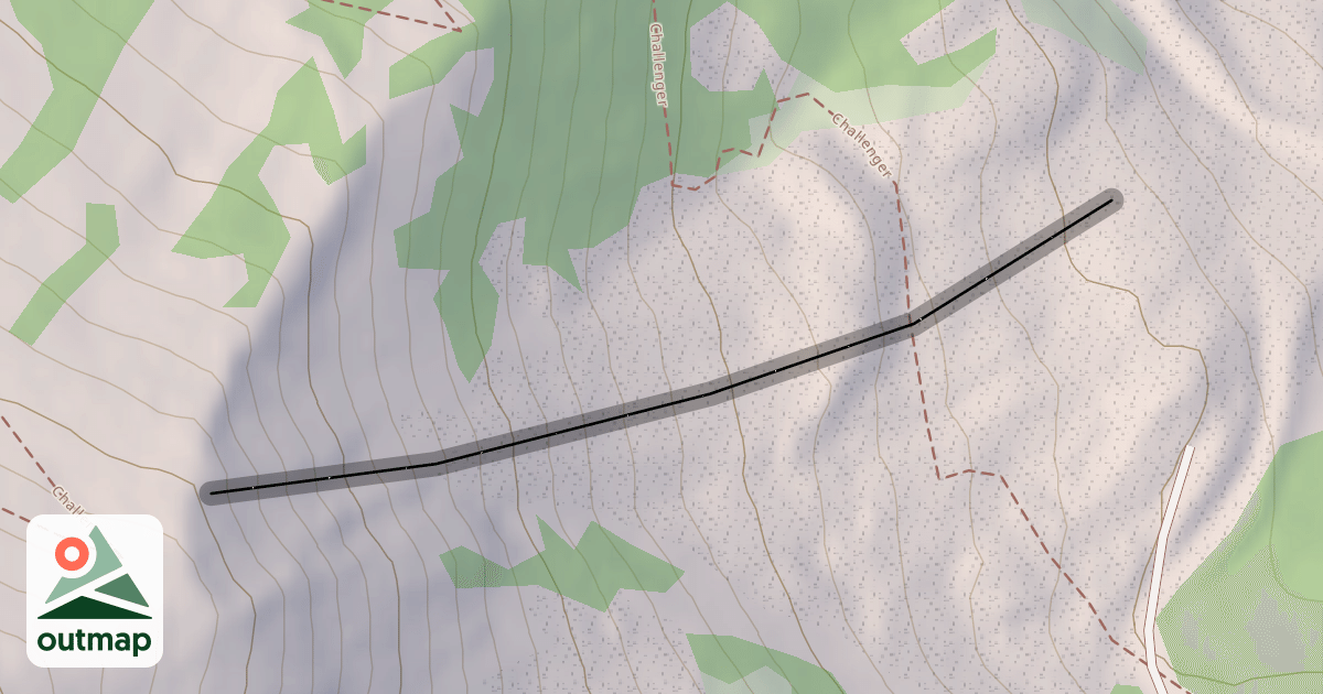 Map of Big Rock Tongue