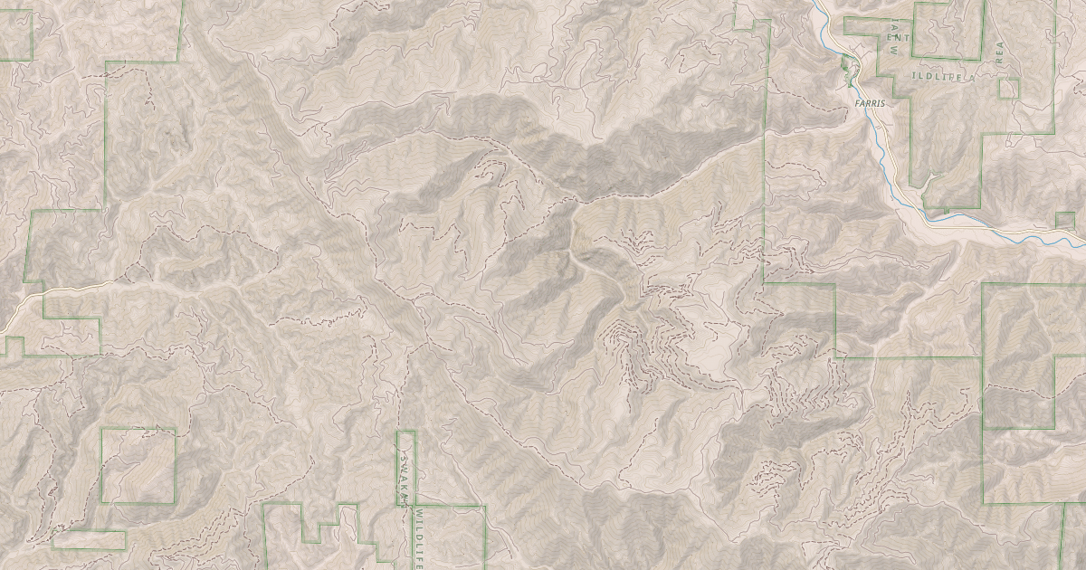 Map preview of ENTIAT RIDGE