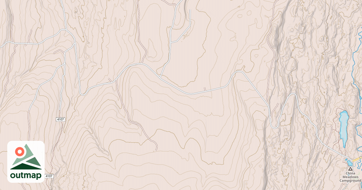 Map of BLACKS FORK - CHINA MDW.
