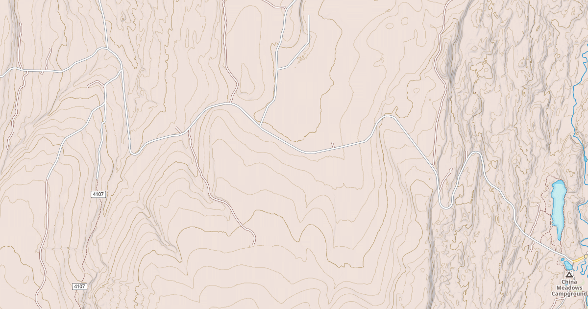 Map preview of BLACKS FORK - CHINA MDW.