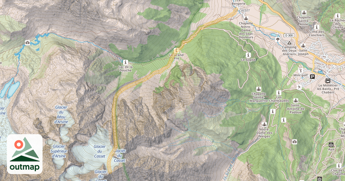 Map of Col du Casset — Le Casset