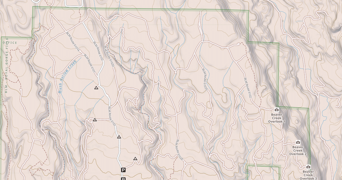 Map preview of BLM National GTLF Public Motorized Roads 93eafd4a-a324-4109-a58e-7f8438c95a11