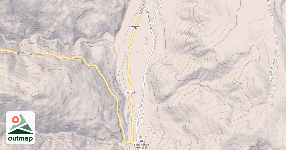 Map of SODA CRK. G.S.